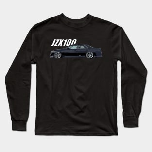 JZX100 TRD TOURER V CHASER MARK II 1J JZX90 tOYOTA DRIFT MACHINE Long Sleeve T-Shirt